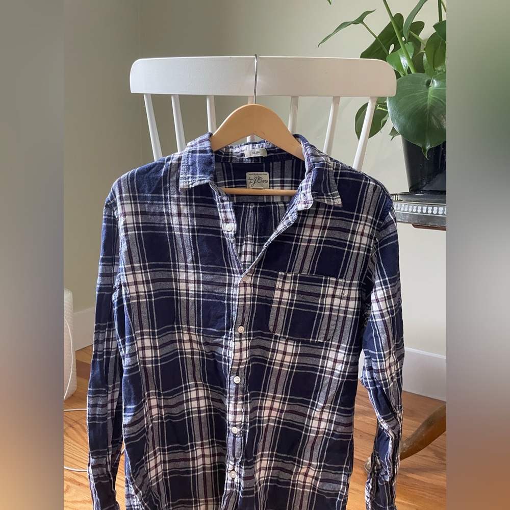J. Crew Lightweight Flannel Button Down